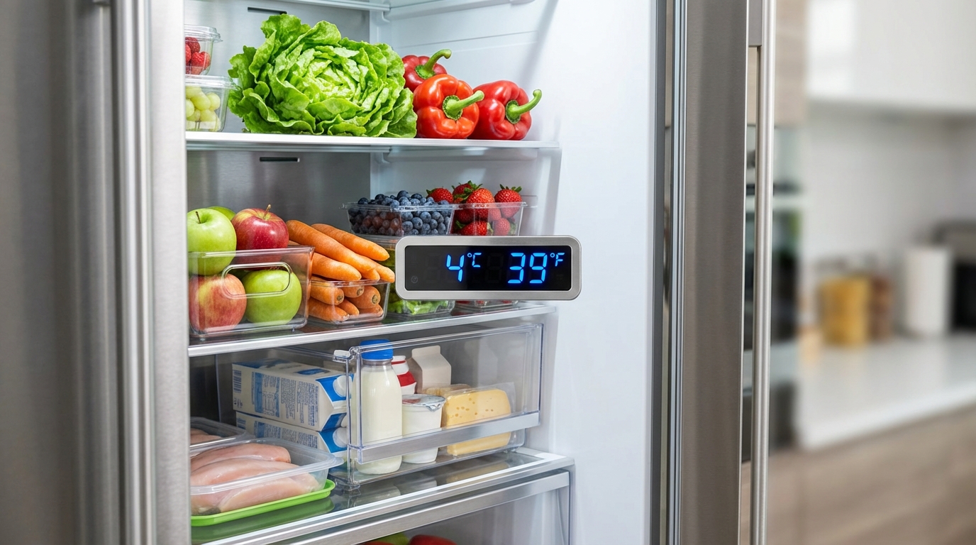 découvrez la température idéale à maintenir dans votre réfrigérateur pour conserver vos aliments en toute sécurité et préserver leur fraîcheur.