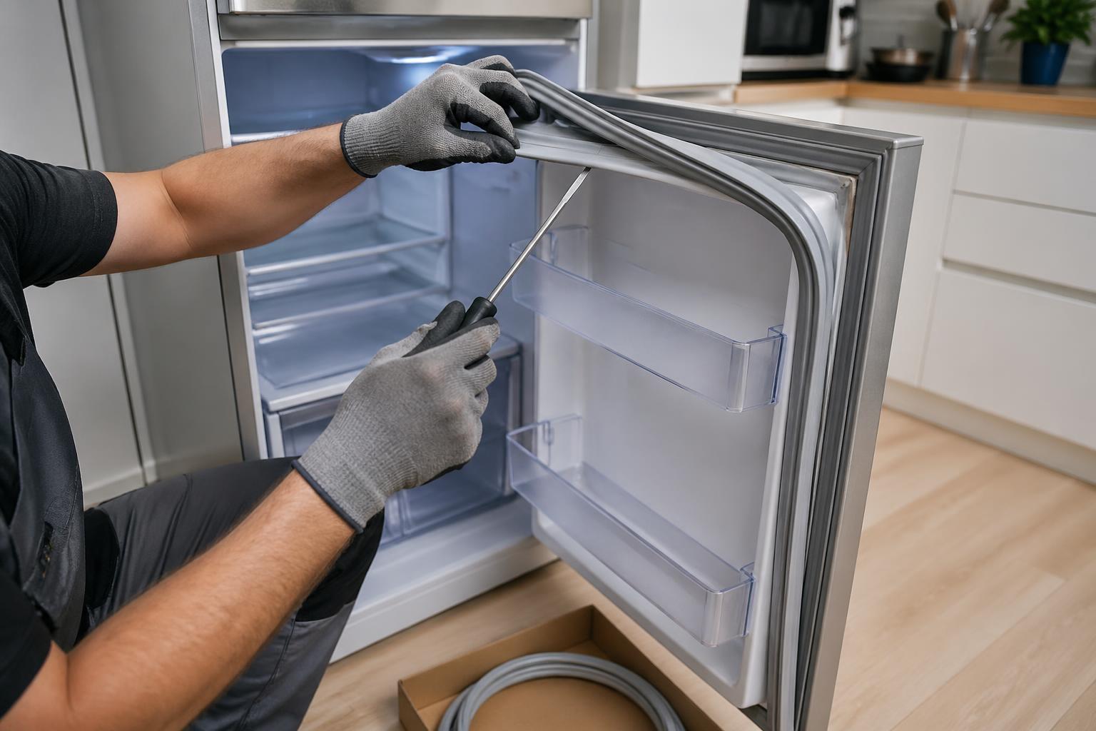 apprenez à changer facilement le joint de porte de votre frigo ariston vous-même pour éviter les pertes de froid et améliorer l'efficacité énergétique de votre appareil.