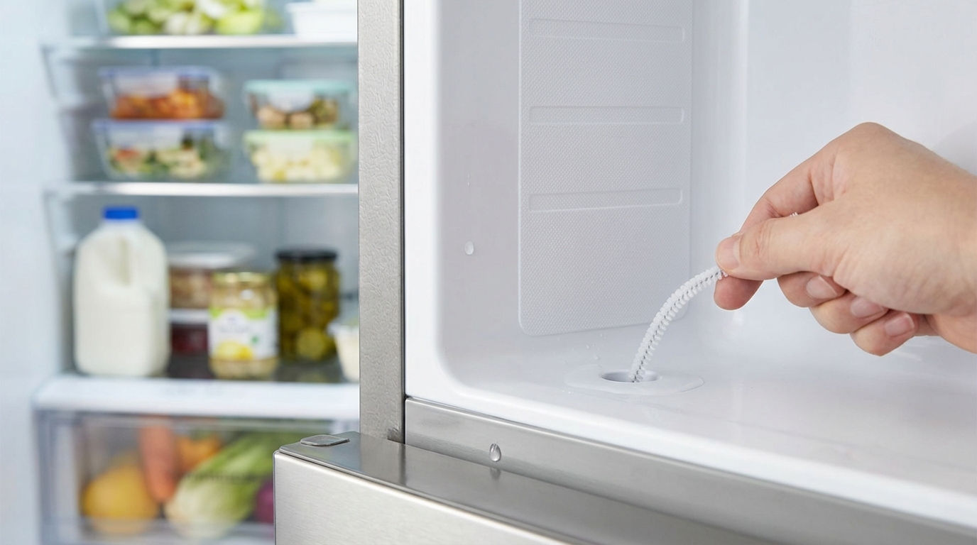 découvrez comment localiser et déboucher facilement le trou d'évacuation de votre réfrigérateur samsung pour éviter les fuites d'eau et maintenir son bon fonctionnement.